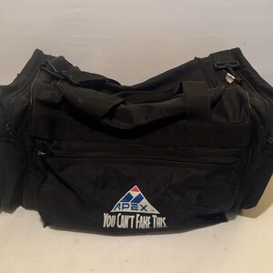 Vintage Apex One Duffel Bag Black 1990s You Can’t Fake This